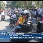 Pulang Sekolah Tak Ada Angkot, Guru Pun Jadi Tukang Ojek Dadakan