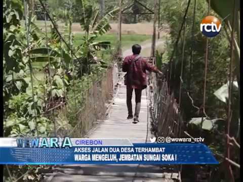 Jembatan Rusak, Akses Jalan Dua Desa Terhambat