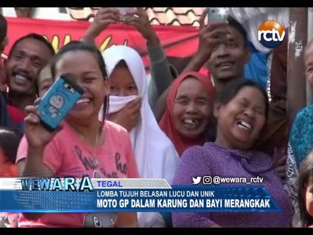 Lomba Tujuh Belasan Lucu Dan Unik, Moto GP Dalam Karung Dan Bayi Merangkak