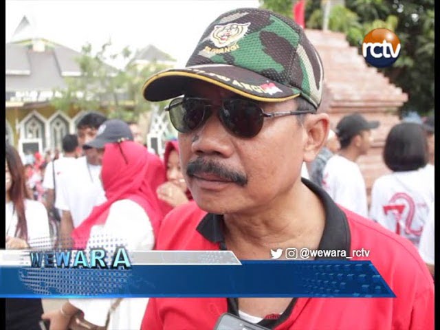 Peringatan HUT RI Ke 72 Tahun, Warga Desa Budur Gelar Sepeda Santai