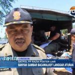 Satpol PP Razia Poster Liar, Banyak Gambar Bacawalkot Langgar Aturan