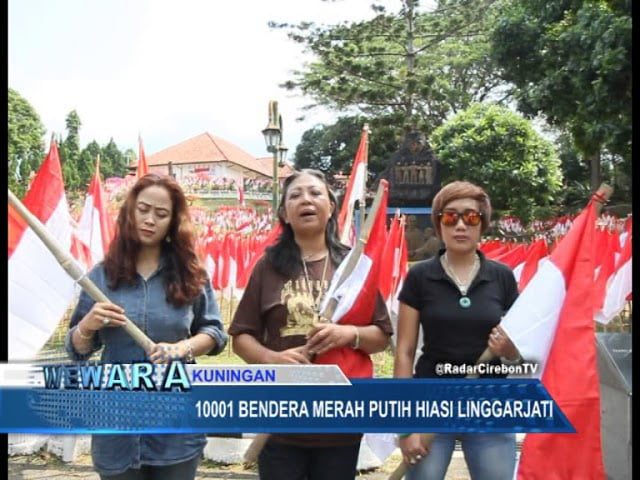 Ribuan Bendera Merah Putih Hiasi Linggarjati