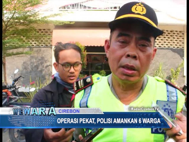 Operasi Pekat, Polisi Amankan 6 Warga