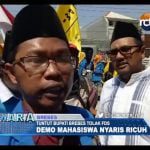 Aksi Demo Minta Bupati Brebes Tolak FDS