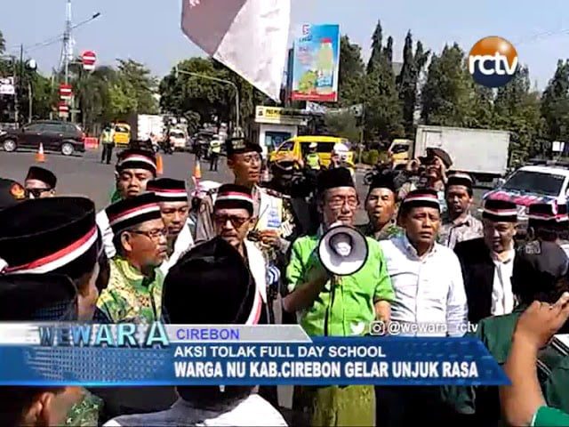 Warga NU Kab.Cirebon Gelar Unjuk Rasa Tolak FDS