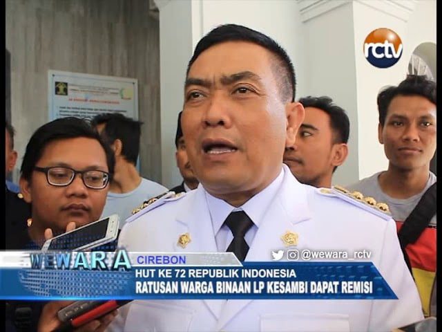 HUT Ke 72 Republik Indonesia, Ratusan Warga Binaan LP Kesambi Dapat Remisi