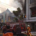 7 ruko hangus terbakar