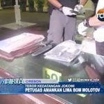 Petugas Amankan Lima Bom Molotov dari Tangan Terduga Teroris