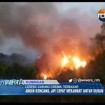 Lereng Gunung Ciremai Terbakar