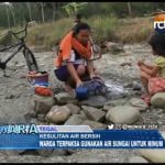 Kesulitan Air Bersih, Warga Terpaksa Gunakan Air Sungai Untuk Minum