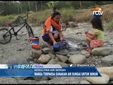 Kesulitan Air Bersih, Warga Terpaksa Gunakan Air Sungai Untuk Minum