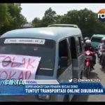 Sopir Angkot dan Penarik Becak , Tuntut Transportasi Online Dibubarkan