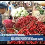 Dipasar Jagasatru, Harga Cabai dan Bawang Merah Anjlok