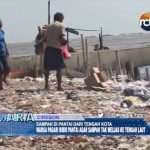 Biar Sampah Gak Meluas, Warga Pagari Bibir Pantai