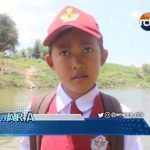 Karena Sebrangi Sungai , Siswa SDN 2 Ciledug Wetan Kerap Terlambat