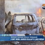 Gudang Barang Bekas Terbakar, 4 Unit Mobil Terbakar