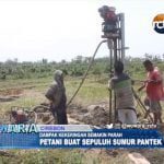 Petani Bikin Sepuluh Sumur Pantek Untuk Antisipasi Kekeringan