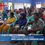 Pembangunan kampus itb cirebon, bupati sahkan proses pembebasan lahan