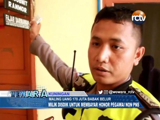 Maling Uang 170 Juta Babak Belur