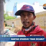 Proyek Trotoar Jalan Tuparev Carut Marut