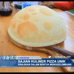 Sajian Kuliner Pizza Unik, Disajikan Dalam Bentuk Menggelembung