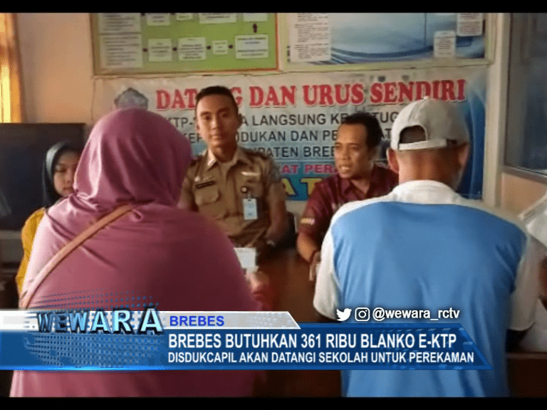 Brebes Butuhkan 361 Ribu Blanko E-KTP