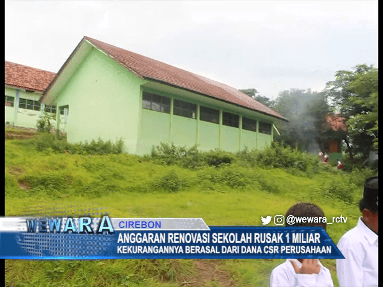 Anggaran Renovasi Sekolah Rusak 1 Miliar