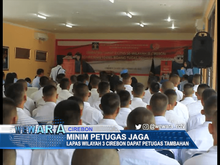 Minim Petugas Jaga, Lapas Wilayah 3 Cirebon Dapat Petugas Tambahan