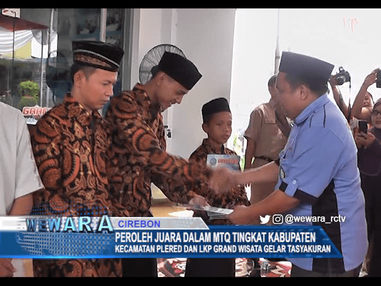 Juara Dalam MTQ Tingkat Kabupaten, Kecamatan Plered dan LKP Grand Wisata Gelar Tasyakuran