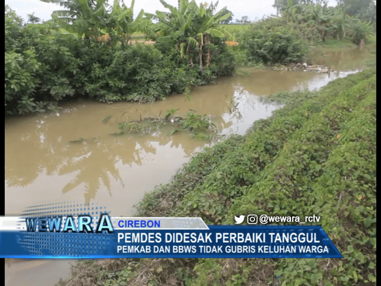 Pemdes Didesak Perbaiki Tanggul Sungai Jonggol