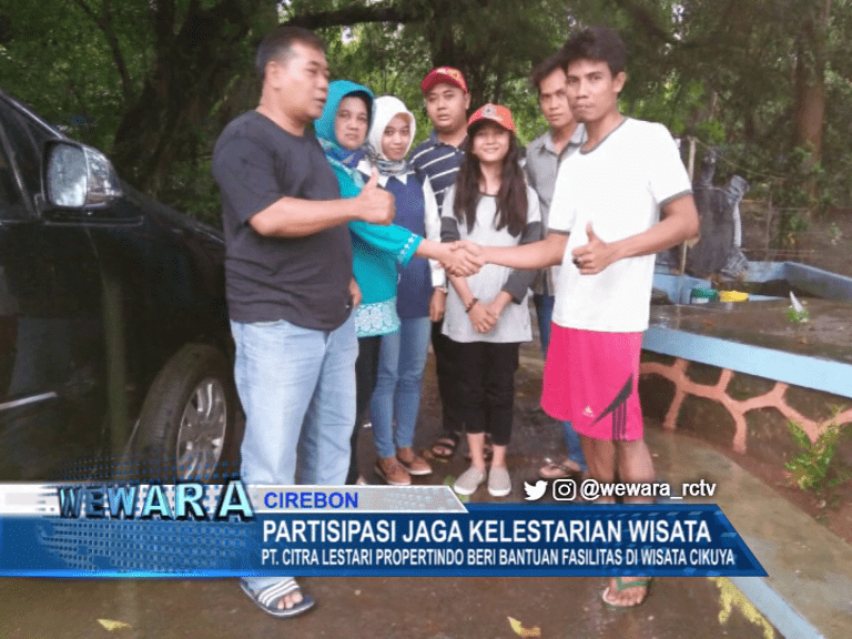 PT. Citra Lestari Propertindo Beri Bantuan Fasilitas di Wisata Cikuya