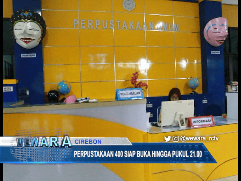 Perpustakaan 400 Siap Buka Hingga Pukul 21.00