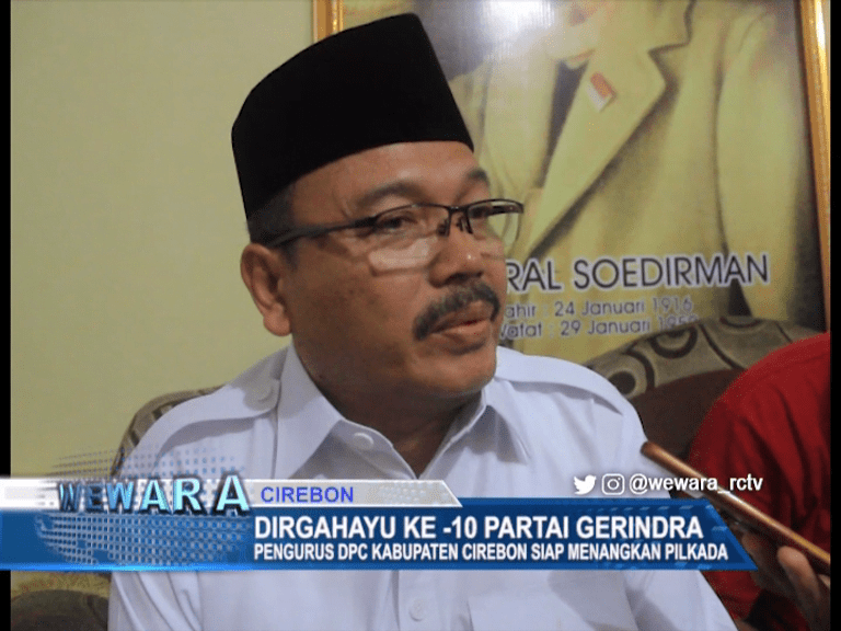 HUT Ke -10 Partai Gerindra, Pengurus Dpc Kabupaten Cirebon Siap Menangkan Pilkada