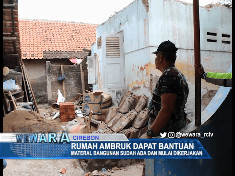 Rumah Ambruk Dapat Bantuan