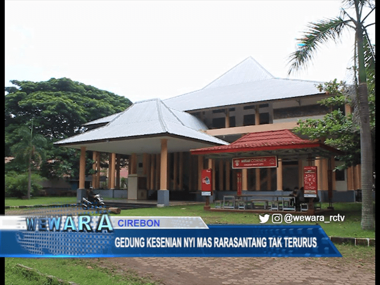 Gedung Kesenian Nyi Mas Rarasantang Tak Terurus