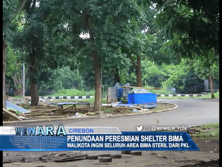 Peresmian Shelter Bima Ditunda