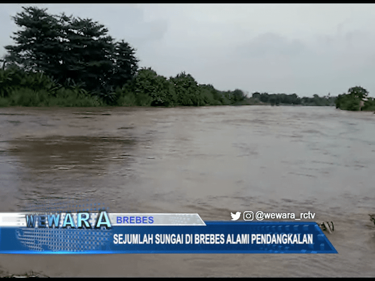 Sejumlah Sungai di Brebes Alami Pendangkalan