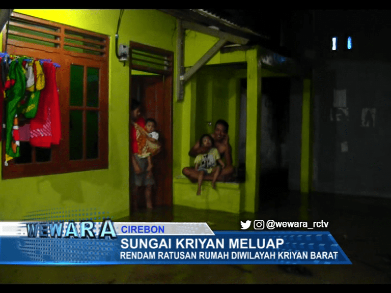 Sungai Kriyan Meluap, Rendam Ratusan Rumah di Wilayah Kriyan Barat