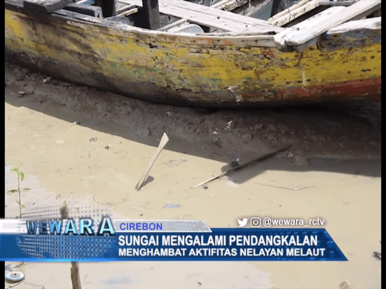 Sungai Mengalami Pendangkalan, Menghambat Aktifitas Nelayan Melaut