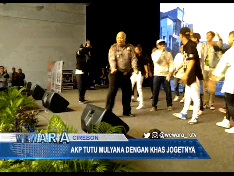 AKP Tutu Mulyana Dengan Khas Jogetnya