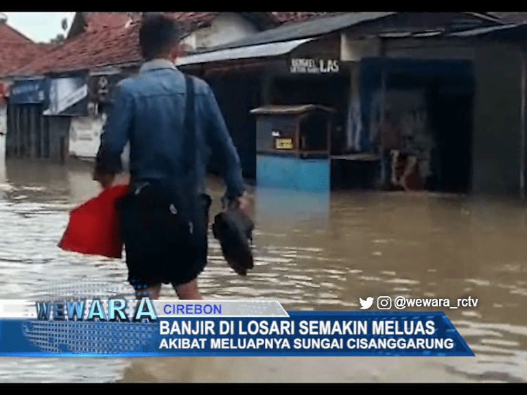 Banjir di Losari Semakin Meluas