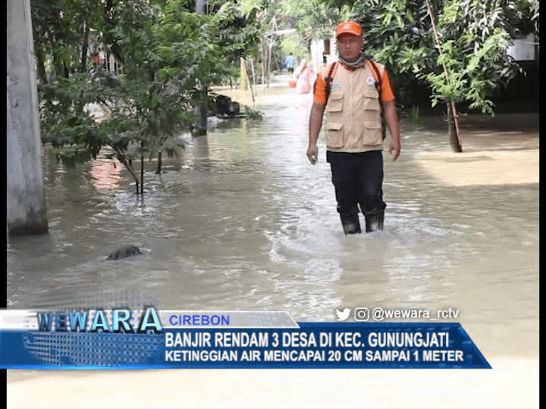 Banjir Rendam 3 Desa di Kec. Gunungjati