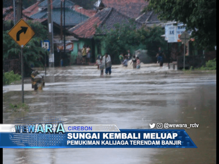 Sungai Kembali Meluap, Pemukiman Kalijaga Terendam Banjir