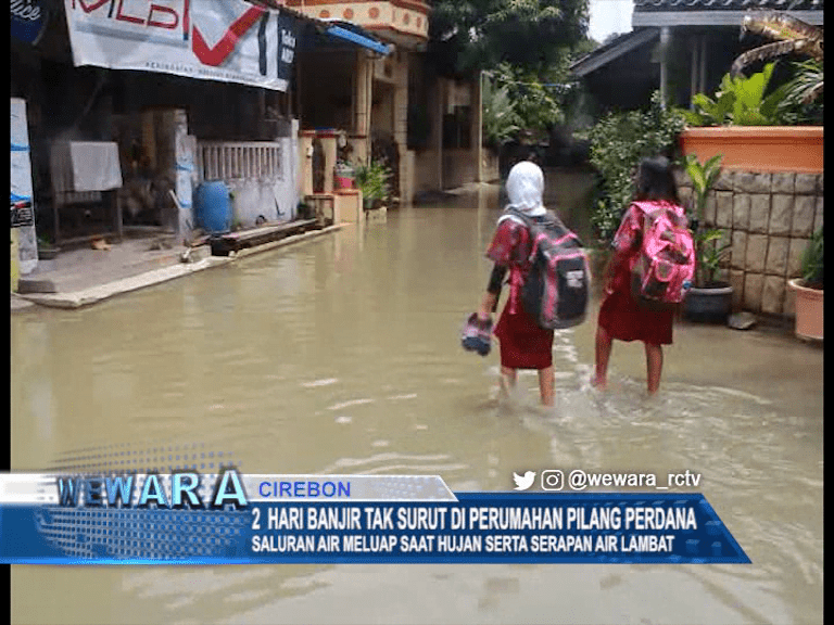 2 Hari Banjir Tak Surut Di Perumahan Pilang Perdana