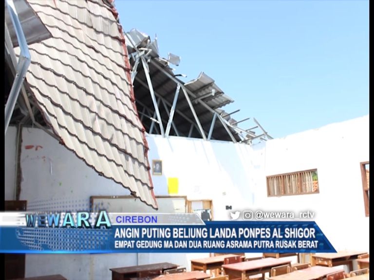 Angin Puting Beliung Landa Ponpes Al Shigor