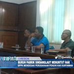 Buruh Pabrik Sindanglaut Menuntut Haknya