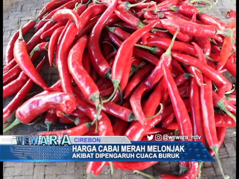 Harga Cabai Merah Melonjak, Akibat Dipengaruh Cuaca Buruk