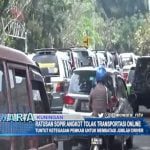 Ratusan Sopir Angkot Tolak Transportasi Online