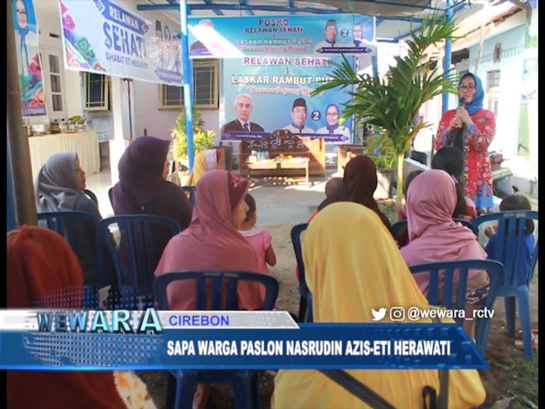 Sapa Warga Paslon Nasrudin Azis-Eti Herawati