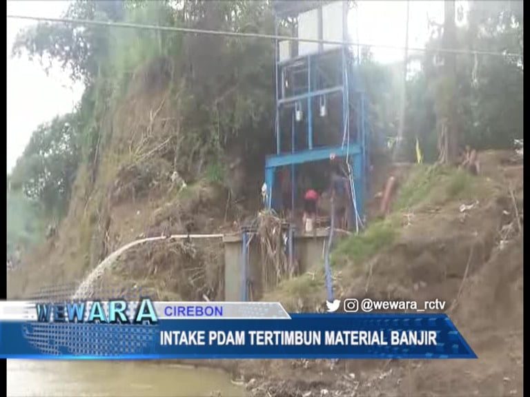 Intake Pdam Tertimbun Material Banjir